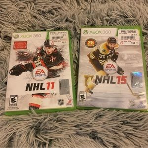 Xbox 360 NHL 2015 & 2011